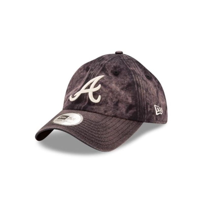 Atlanta Braves Gorra | New Era MLB Hand Brush Wash Casual Classic Adjustable Cap Mexico - Azules